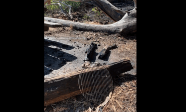 natural bridges, unauthorized cooking fire, fire